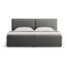 Sivá boxspring posteľ s úložným priestorom 160x200 cm Arendal – Cosmopolitan Design