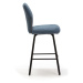 Svetlomodré barové stoličky v súprave 4 ks 65 cm Bei - Marckeric