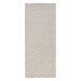 Sivý vonkajší koberec NORTHRUGS Karo, 80 × 150 cm