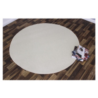 Kusový koberec Nasty 101152 Creme kruh Rozmery koberca: 200x200 kruh