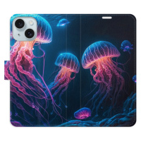 Flipové puzdro iSaprio - Jellyfish - iPhone 15 Plus