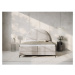 Béžová boxspring posteľ s úložným priestorom 160x200 cm Sunrise – Cosmopolitan Design
