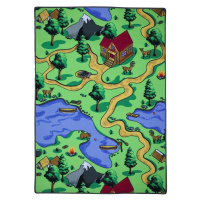 Dětský kusový koberec  Aljaška 5228 - 200x200 cm Ideal