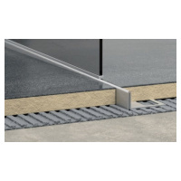 Lišta pravá Havos kartáčovaný, nerez, dĺžka 120 cm, výška hrany 12 mm, SPNRZK12120P