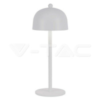 LED stolová lampa 1800mAH Batéria 115*300 3V1 Biela VT-1052 (V-TAC)