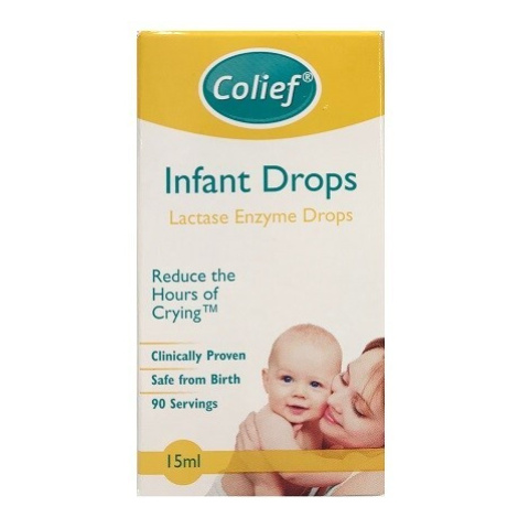 COLIEF Infant drops lactase enzyme detská kolika 15 ml