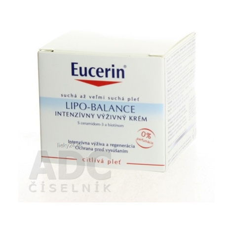 Eucerin LIPO BALANCE intenzívny výživný krém 50ml