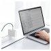 Dátový kábel Baseus Cafule Metal USB-C - USB-C 100W 2,0 m zelený