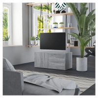 vidaXL TV skrinka sivý dub sonoma 80x34x36 cm spracované drevo