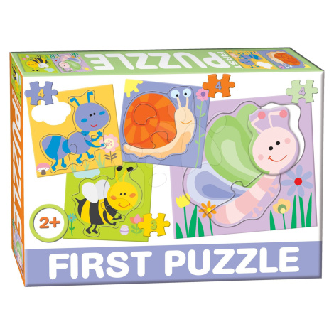 Dohány puzzle 4-obrázkové Baby First Chrobáky 639-4 DOHÁNY
