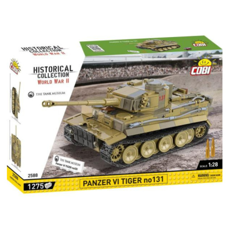 Cobi II WW Panzer VI Tiger no 131, 1:28, 1275 k