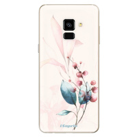 Odolné silikónové puzdro iSaprio - Flower Art 02 - Samsung Galaxy A8 2018