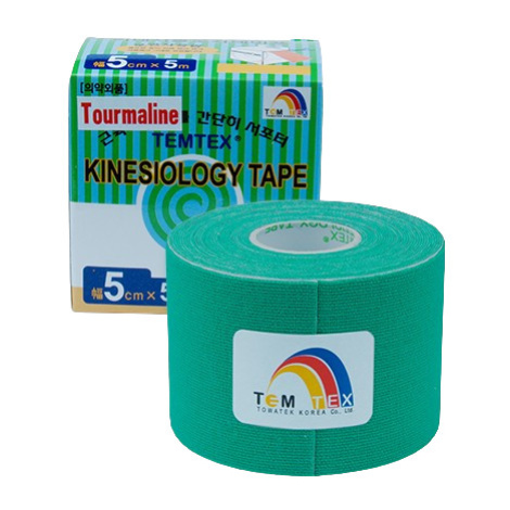 TEMTEX kinesio tape Tourmaline tejpovacia páska zelená 5cmx5m