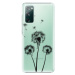 Plastové puzdro iSaprio - Three Dandelions - black - Samsung Galaxy S20 FE