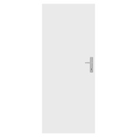 Bezpečnostné vchodové RC2 dvere Naturel Technické pravé 80 cm biela B2BCPL80P