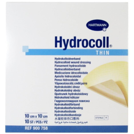 HYDROCOLL Thin 10 x 10cm 10 kusov Hartmann