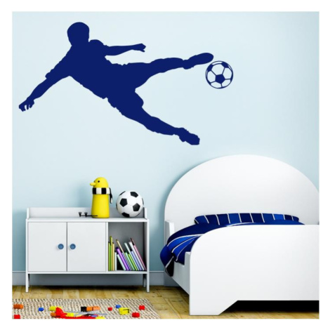 Športová nálepka na stenu v podobe futbalistu