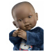 Llorens 14247 BABY ZARIEB - realistická bábika bábätko s mäkkým látkovým telom - 42 cm