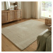 Kusový ručně tkaný koberec Tuscany Textured Wool Border Natural - 200x290 cm Flair Rugs koberce