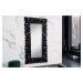 LuxD Dizajnové nástenné zrkadlo Kathleen  čierne  x  26838