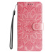 Diárové puzdro na Samsung Galaxy S23 FE 5G S711 MEZZO kvety ružové
