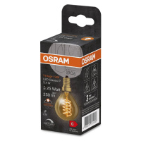 OSRAM Vintage 1906 LED kvapka E14 3,4 W zlatá dim