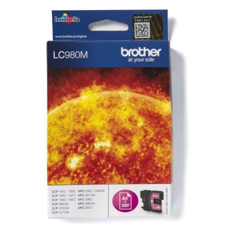 Brother LC980M atrament purpurový