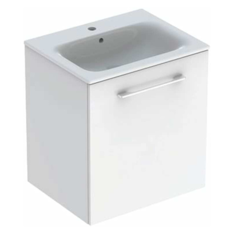 Kúpeľňová skrinka s umývadlom Geberit Selnova 60x50,2x65,2 cm biela lesk 501.252.00.1