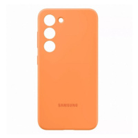 Samsung Galaxy S23 Plus SM-S916, silikónové puzdro, oranžová farba, z výroby