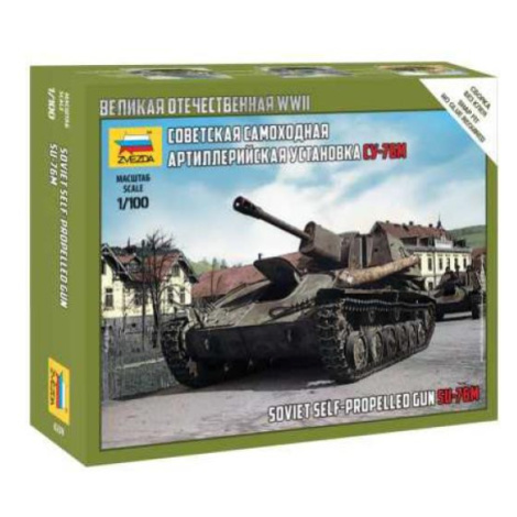 Model Kit tank 6239 - SU-76M Soviet S.P.Gun (1:100)