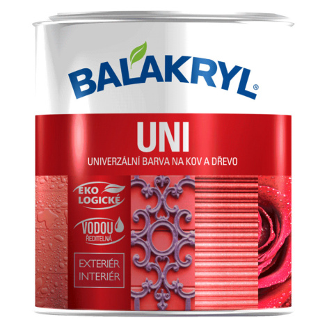 BALAKRYL UNI lesklý - Univerzálna vrchná farba 0,7 kg 0245 - tmavo hnedá