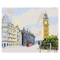 Diamantové maľovanie - BIG BEN V LONDÝNE Rámovanie: bez rámu a bez vypnutia plátna, Rozmer: 40x5