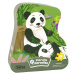 mamido Puzzle Panda Bambusový Les 48 Dielov