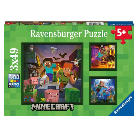 Ravensburger Minecraft Biomes 3x49 dielikov