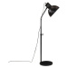 vidaXL Podlahová lampa 25 W čierna 30x30x90-150 cm E27