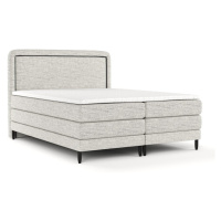 Svetlosivá boxspring posteľ 180x200 cm Dove – Maison de Rêve