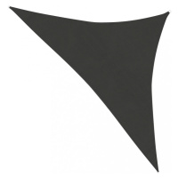 Tieniaca plachta trojuholníková HDPE 3 x 3 x 3 m Dekorhome Antracit,Tieniaca plachta trojuholník