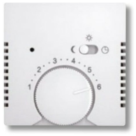 Kryt pre termostat duálny otočný biela Basic55 (ABB)
