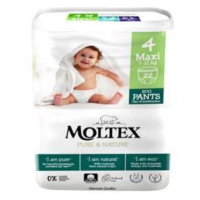 MOLTEX Pure&Nature Nohavičky plienkové jednorazové 4 Maxi (7-12 kg) 22 ks