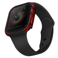 UNIQ Valencia kovové púzdro Apple Watch Serie 4/5/6/SE (44mm) červené