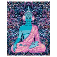 Diamantové maľovanie - FIALOVÝ BUDDHA Rámovanie: vypnuté plátno na rám, Rozmer: 40x50 cm