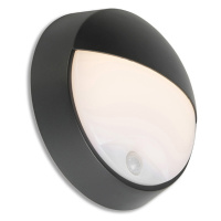 Vonkajšie nástenné svietidlo čierne vrátane LED so snímačom pohybu IP54 - Hortus