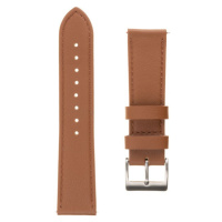 FIXED Leather Strap kožený remienok so šírkou 22mm pre smartwatch hnedý