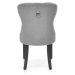 Sconto Jedálenská stolička MAYO sivá/čierna