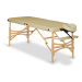 Skladací masážny stôl HABYS® Panda Farba: krémová (#20) - Vinyl Flex, Veľkosť a farba rámu: 180 