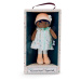 Bábika pre bábätká Manon K Tendresse Kaloo 25 cm v hviezdičkových šatách z jemného textilu v dar