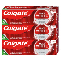 COLGATE Max White Luminous Zubná pasta 3 x 75 ml