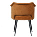 Okrovožlté zamatové jedálenské stoličky v súprave 2 ks Sits – Basiclabel