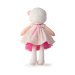 Kaloo bábika pre bábätká Perle K Tendresse 40 cm v bielych šatách z jemného textilu v darčekovom