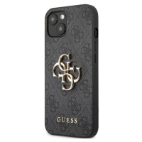 Plastové puzdro Guess na Apple iPhone 13 Pro Max GUHCP13X4GMGGR 4G Metal Logo sivé